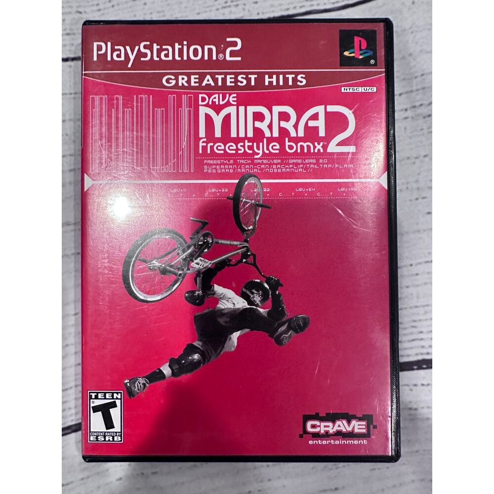 Dave Mirra 2 Freestyle BMX for PS2 Greatest Hits